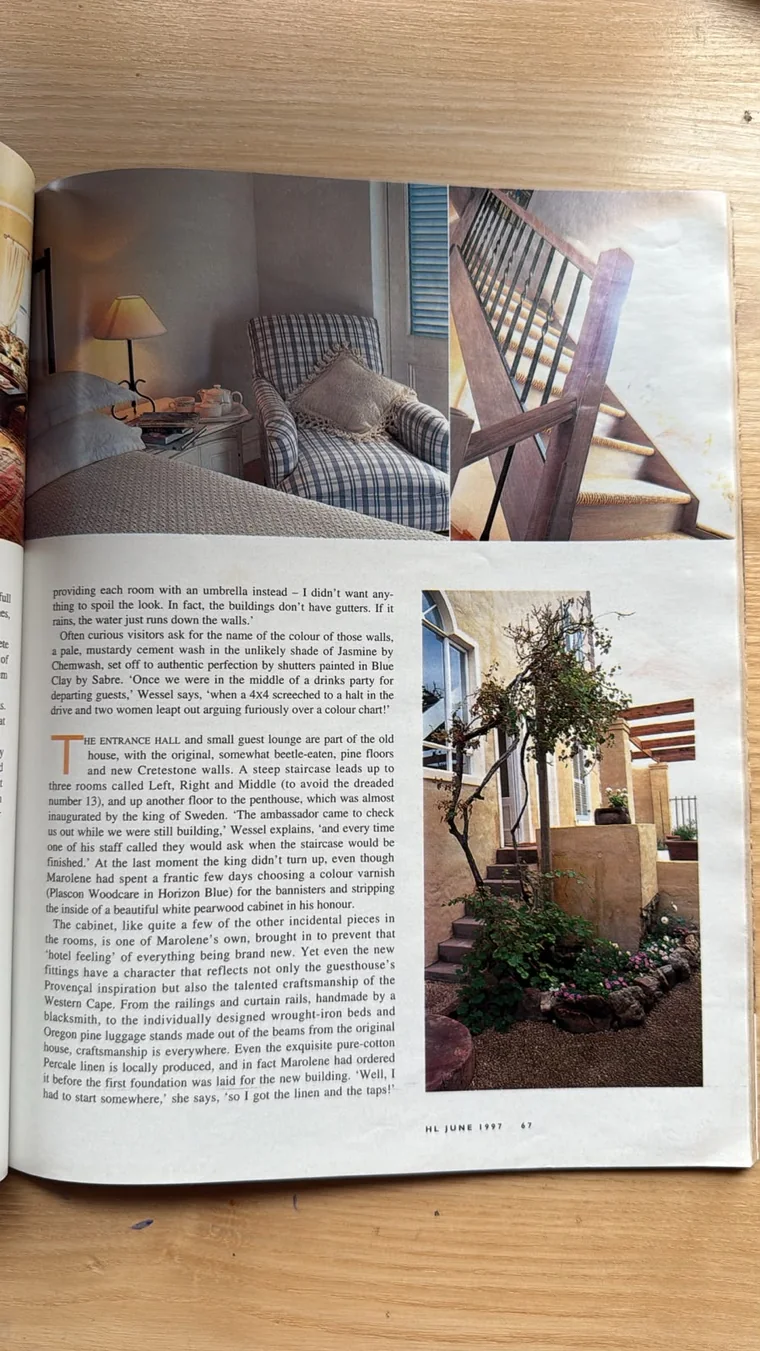 The annexe and terrace